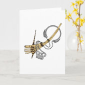 Hmong Blank Note Kaart (Gele Bloem)