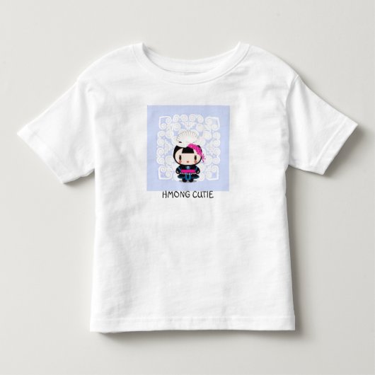 hmong cutie kinder shirts (Voorkant)