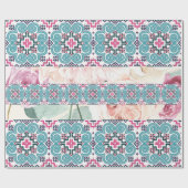 Hmong geïnspireerd cadeaupapier (Vlak)