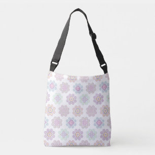Hmong geïnspireerde (horizontale, Med Design) Canv Crossbody Tas