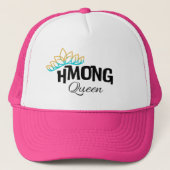 Hmong Koningin Trucker Pet (Voorkant)