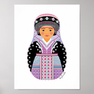 Hmong Matroesjka Poster