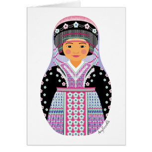 Hmong Matryoshka Kaart