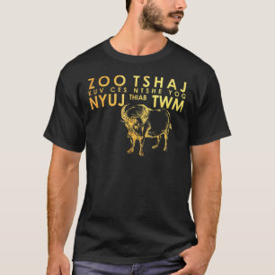 Hmong Mooie of mooie koe en waterbuffel T-shirt