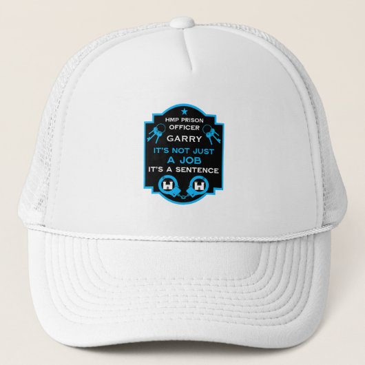 HMP-gevangenisbeambte Trucker Pet (Voorkant)