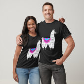 HMRDesigns Cool Witte Lama met Deken T-shirt (Unisex)