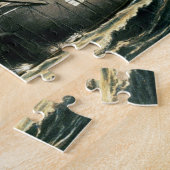 HMS Agamemnon die de oorspronkelijke Atlantische k Legpuzzel (Zijkant)