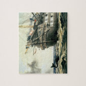 HMS Agamemnon die de oorspronkelijke Atlantische k Legpuzzel (Verticaal)