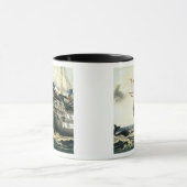 HMS Agamemnon die de oorspronkelijke Atlantische k Mok (Midden)