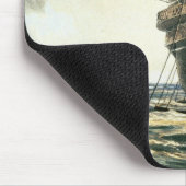 HMS Agamemnon die de oorspronkelijke Atlantische k Muismat (Hoek)