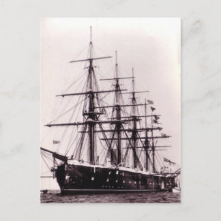 HMS Agincourt 1865 Briefkaart