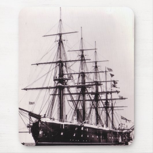 HMS Agincourt 1865 Muismat (Voorkant)
