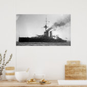 HMS Audacious Poster (Keuken)
