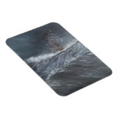 HMS Beagle in een storm voor Kaaphorn Magneet (Rechterzijde)