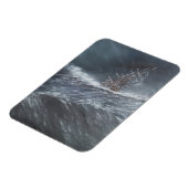 HMS Beagle in een storm voor Kaaphorn Magneet (Linkerzijde)