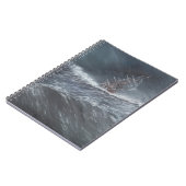 HMS Beagle in een storm voor Kaaphorn Notitieboek (Linkerzijde)