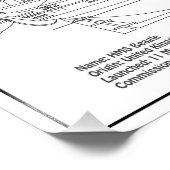 HMS Beagle Tall Ship - Blauwdruk voor schepen Foto Afdruk (Hoek)