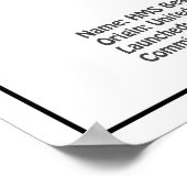 HMS Beagle Tall Ship - Blauwdruk voor schepen Poster (Hoek)