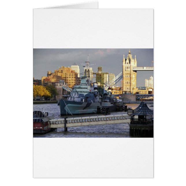 HMS Belfast. (Voorkant)