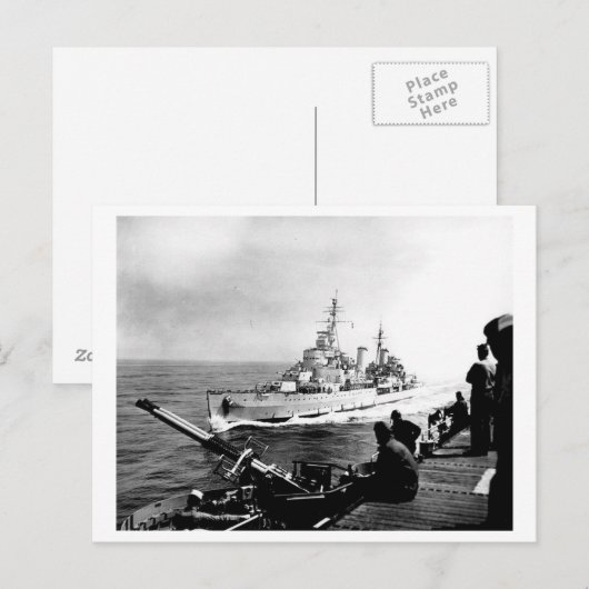 HMS Belfast Briefkaart (Voorkant / Achterkant)