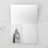 HMS Belfast en Tower Bridge Wenskaart Kaart (Binnen)