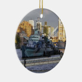 HMS Belfast. Keramisch Ornament (Rechts)