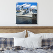 HMS Belfast Londen Canvas Afdruk (Insitu (Slaapkamer))