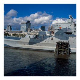 HMS Belfast Londen Perfect Poster