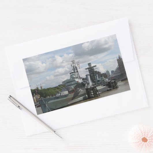 HMS Belfast Sticker (Envelop)