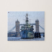 HMS Belfast Tower Bridge Londen Legpuzzel (Horizontaal)