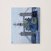 HMS Belfast Tower Bridge Londen Legpuzzel (Verticaal)