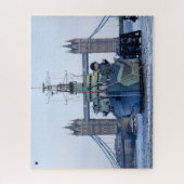 HMS Belfast Tower Bridge Londen Legpuzzel (Verticaal)