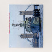 HMS Belfast Tower Bridge Londen Legpuzzel (Verticaal)