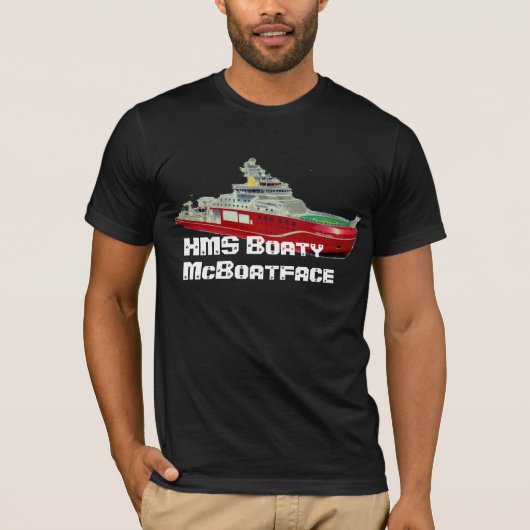 HMS Boaty McBoatface T-shirt (Voorkant)