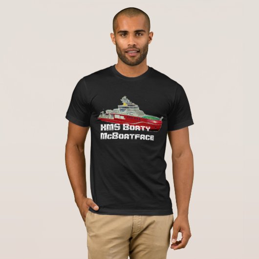 HMS Boaty McBoatface T-shirt (Voorkant volledig)