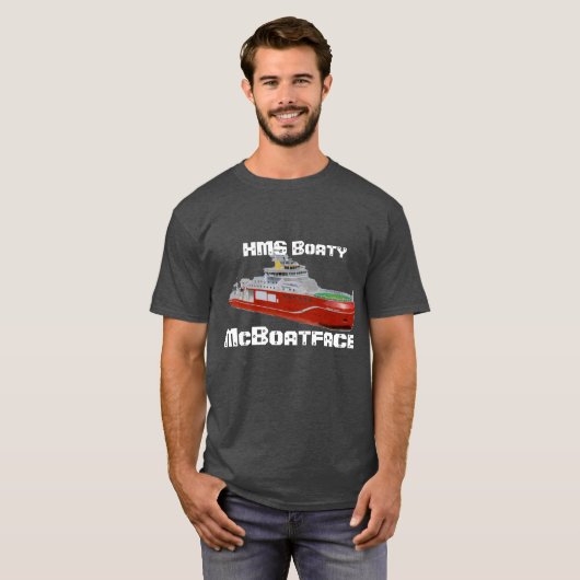 HMS Boaty McBoatface? T-shirt (Voorkant volledig)