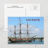 HMS BOUNTY BRIEFKAART (Voorkant / Achterkant)