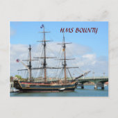 HMS BOUNTY BRIEFKAART (Voorkant)