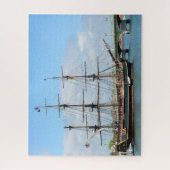 HMS Bounty Galleon Schip Glossy Poster Legpuzzel (Verticaal)