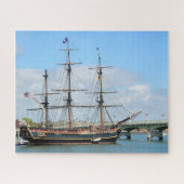 HMS Bounty Galleon Schip Glossy Poster Legpuzzel (Horizontaal)