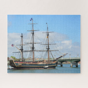 HMS Bounty Galleon Schip Glossy Poster Legpuzzel