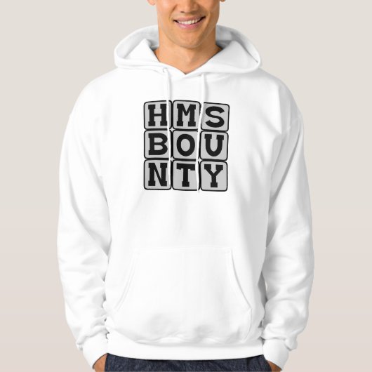 HMS Bounty, literair schip Hoodie (Voorkant)