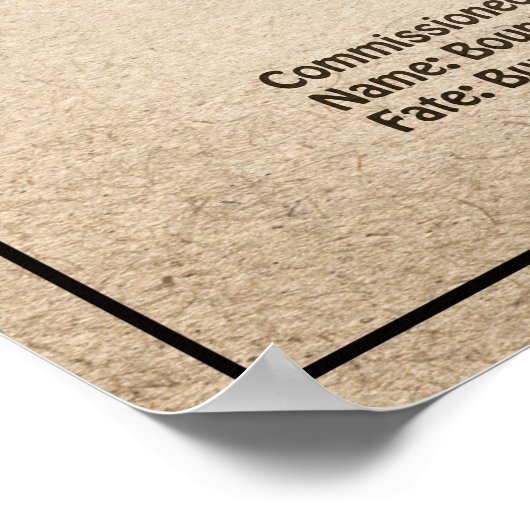 HMS Bounty - Schip Blauwdruk Plannen SD Poster (Hoek)