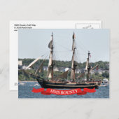 HMS Bounty Tall Ship Briefkaart (Voorkant / Achterkant)