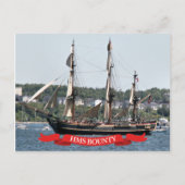 HMS Bounty Tall Ship Briefkaart (Voorkant)