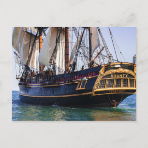 HMS Bounty Tall Ship Briefkaart
