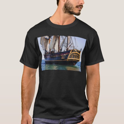 HMS Bounty Tall Ship T-shirt (Voorkant)