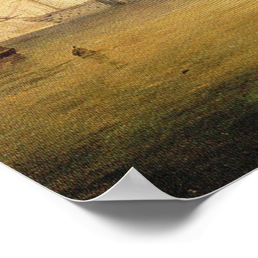 HMS Britannia betreedt Portsmouth, 1835 Poster (Hoek)