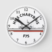 HMS CHARYBDIS - F75 - LEANDER ORIG RONDE KLOK (Voorkant)