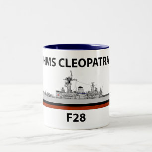 HMS Cleopatra, zitvlak Tweekleurige Koffiemok